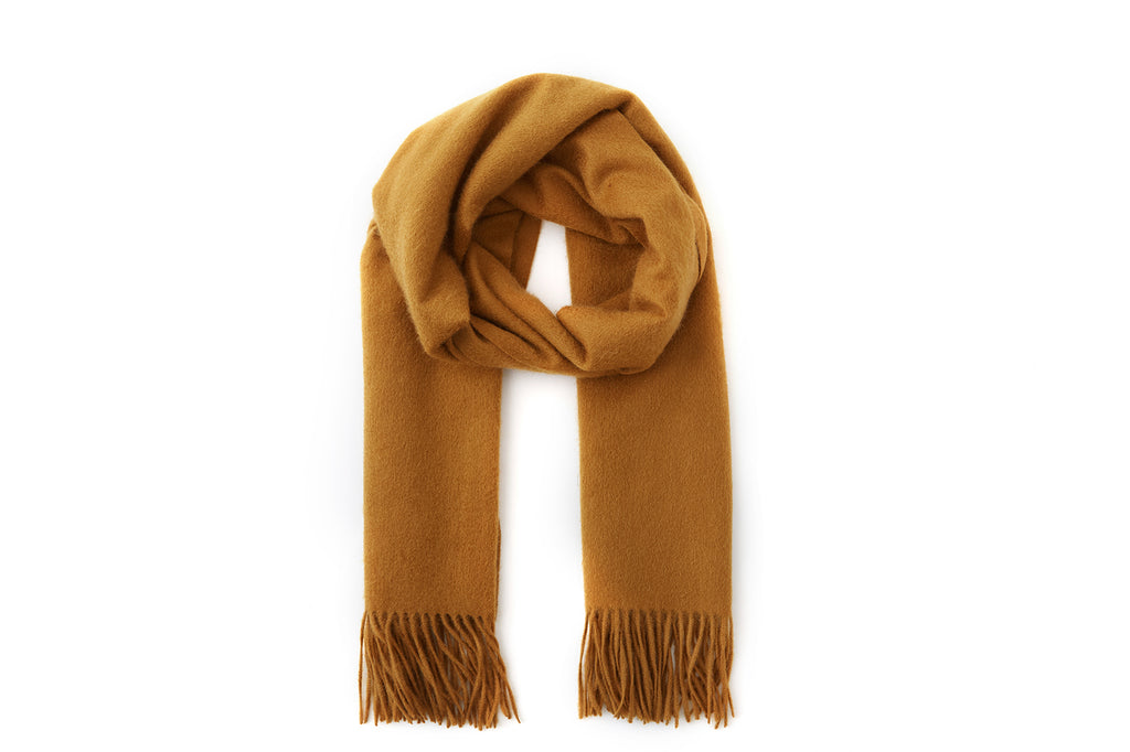 Large Cashmere Scarf, Bronze